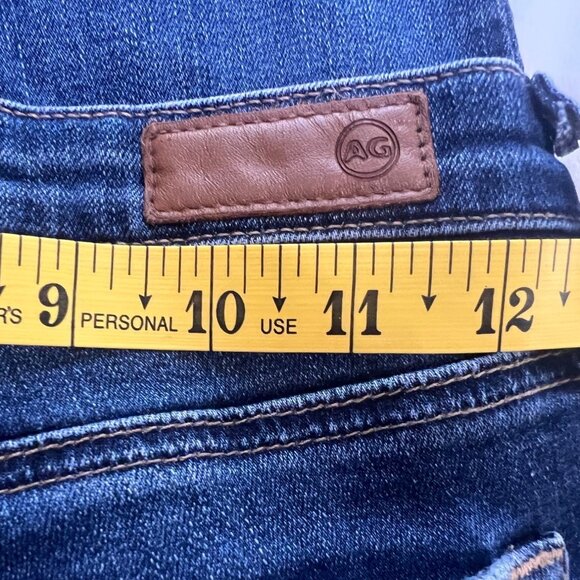 AG-Adriana Goldschmeid Jeans Womens Slim Fit Legging Ankle Size 25 Blue Distress - Picture 8 of 14